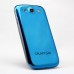 Samsung Galaxy S3 - Shiny Electroplated PC Battery Hard Cover Housing Replacement Back Cover - Light Blue